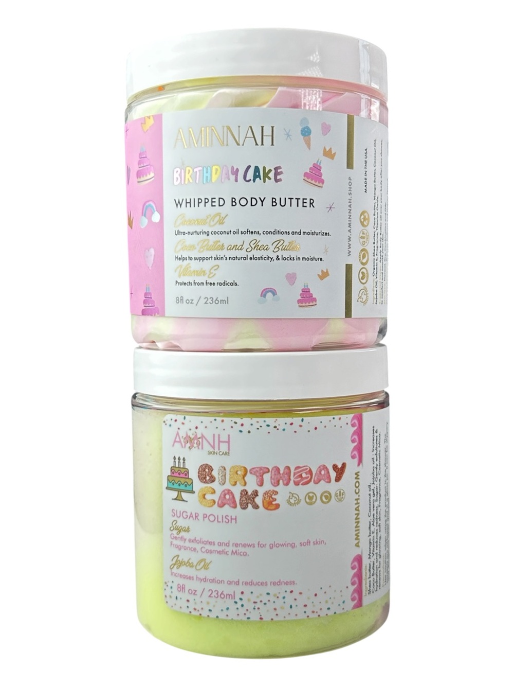 Birthday Cake Whipped Body Butter & Sugar Polish Bundle